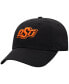 ფოტო #1 პროდუქტის Men's Black Oklahoma State Cowboys Staple Adjustable Hat