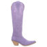 Фото #2 товара Dingo Thunder Road Embroidered Snip Toe Cowboy Womens Purple Casual Boots DI597