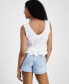 ფოტო #3 პროდუქტის Juniors' Peplum Corset Top