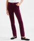 Women's High-Rise Straight-Leg Corduroy Pants, Created for Macy's Berried Treasur, 8 - фото #3