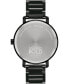 ფოტო #3 პროდუქტის Women's Bold Evolution 2.0 Swiss Quartz Ionic Plated Black Steel Watch 34mm