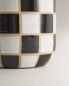 Фото #4 товара Chequered ceramic vase x collagerie