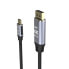 Фото #3 товара Cian Technology GmbH INCA USB Kabel ITCD-20 TYPE-C ZUM Displayport 4K 2 Mz, 2m - Cable - Digital