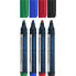 Schneider Schreibgeräte 129394 Maxx 293 Whiteboardmarker Set Schwarz Rot Blau Grün