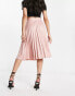Фото #8 товара Closet London pleated midi skirt in mink