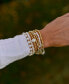 Фото #6 товара Браслет перловый Macy's Pearl Stretch Gold-Plated.