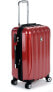 Фото #1 товара Мужской чемодан пластиковый красный DELSEY Paris Titanium Hardside Expandable Luggage with Spinner Wheels, Graphite, Checked-Medium 25 Inch