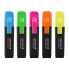 Genie 40022 - 5 pc(s) - Blue - Green - Orange - Pink - Yellow - Chisel tip - Multicolour - Polypropylene (PP) - 1 mm
