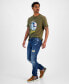 ფოტო #3 პროდუქტის Men's Finnley Slim Fit Tapered Ripped Jeans