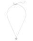 Фото #2 товара COACH faux Stone Heart Pendant Necklace