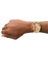 ფოტო #4 პროდუქტის Men's Chronograph Griffed Gold-Tone Stainless Steel Bracelet Watch 48mm