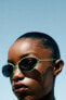 Фото #4 товара Овальные солнечные очки ZARA