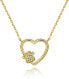 Gold necklace Love for a pet AGS702 / 48-GOLD