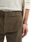 Фото #4 товара Hollister slim fit corduroy pull on trousers in brown