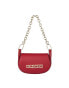 Valentino Vinile mini flap shoulder bag with crossbody strap in red Красный - фото #1