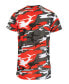 Men's Camo Printed Short Sleeve Crew Neck T-shirt