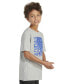 ფოტო #3 პროდუქტის Big Boys Short Sleeve Camo Hook Heather T-Shirt