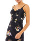 ფოტო #3 პროდუქტის Women's Ieena Floral Print Button Bodice Empire Midi Dress