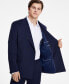 Фото #4 товара Men's Navy Slim-Fit Stripe Double Breasted Suit Jacket, Created for Macy's