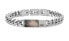 Imaginative steel bracelet with mother of pearl Vintage JF03985040