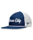 ფოტო #4 პროდუქტის Men's Navy, White Sporting Kansas City True Classic Golf Snapback Hat