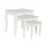 Фото #5 товара Набор из трех столиков DKD Home Decor Белый Светло-коричневый 53 x 35 x 47 cm