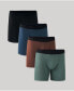 Фото #4 товара Men's Everyday Extended Boxer Brief 4-Pack