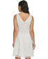 Фото #2 товара Women's Grid Cutout Sleeveless A-Line Dress