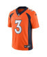 Фото #2 товара Men's Russell Wilson Orange Denver Broncos Vapor Untouchable Limited Jersey