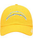 Фото #3 товара Women's Gold-Tone Los Angeles Chargers Miata Clean Up Secondary Logo Adjustable Hat