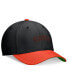 Фото #3 товара Men's Black/Orange San Francisco Giants Cooperstown Collection Rewind Swooshflex Performance Hat