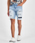 Men's Logan Slim-Fit Destroyed Denim Shorts