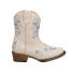 Фото #2 товара Roper Riley Floral Snip Toe Cowboy Toddler Girls Off White Casual Boots 09-017-