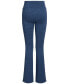 ფოტო #6 პროდუქტის Big Girls Detached-Waistband Mélange Flare-Leg Pants