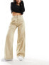 Levi's Pleated wide leg trouser in tan