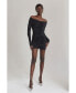 ფოტო #3 პროდუქტის Women's Elly Off The Shoulders Ruched Mini Dress