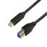 Фото #1 товара LogiLink CU0162 - 1 m - USB C - USB B - USB 3.2 Gen 1 (3.1 Gen 1) - 5000 Mbit/s - Black