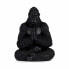 Decorative Figure Gorilla Yoga Black 16 x 28 x 22 cm (4 Units)