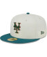 Фото #2 товара Men's Cream New York Mets Chrome Evergreen 59FIFTY Fitted Hat