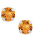 ფოტო #9 პროდუქტის Gemstone Stud Earrings in 10k White Gold