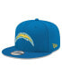 Фото #1 товара Men's Blue Los Angeles Chargers Basic 9FIFTY Adjustable Snapback Hat