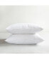 2 Pack Firm White Duck Feather & Down Bed Pillow - Standard
