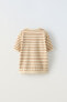 Textured striped t-shirt