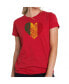 Women's Premium Word Art T-Shirt - One Love Heart