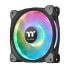 Фото #1 товара Thermaltake Riing Duo 14 LED RGB Premium Edition - Fan - 500 RPM - 1400 RPM - 26.2 dB - 60.87 cfm - Black