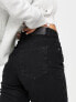 Noisy May Petite Mom jeans in black