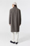 Loose Fit Wool-blend Car Coat