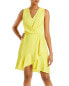 Фото #1 товара Bcbgmaxazria Gathered Mini Dress Aurora Yellow 2