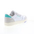 Фото #16 товара Reebok LT Court Mens White Leather Lace Up Lifestyle Sneakers Shoes