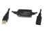LogiLink 10m USB - USB 2.0 M/F - 10 m - USB A - USB A - USB 2.0 - Male/Female - Black